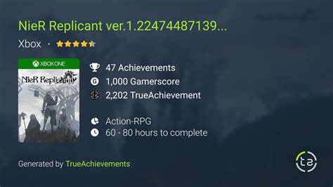 nier replicant trueachievements.